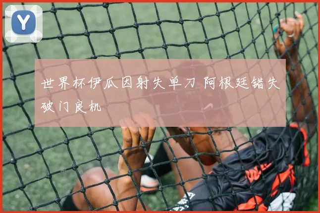 世界杯伊瓜因射失单刀 阿根廷错失破门良机