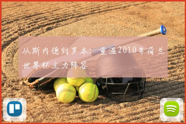 从斯内德到罗本:重温2010年荷兰世界杯主力阵容